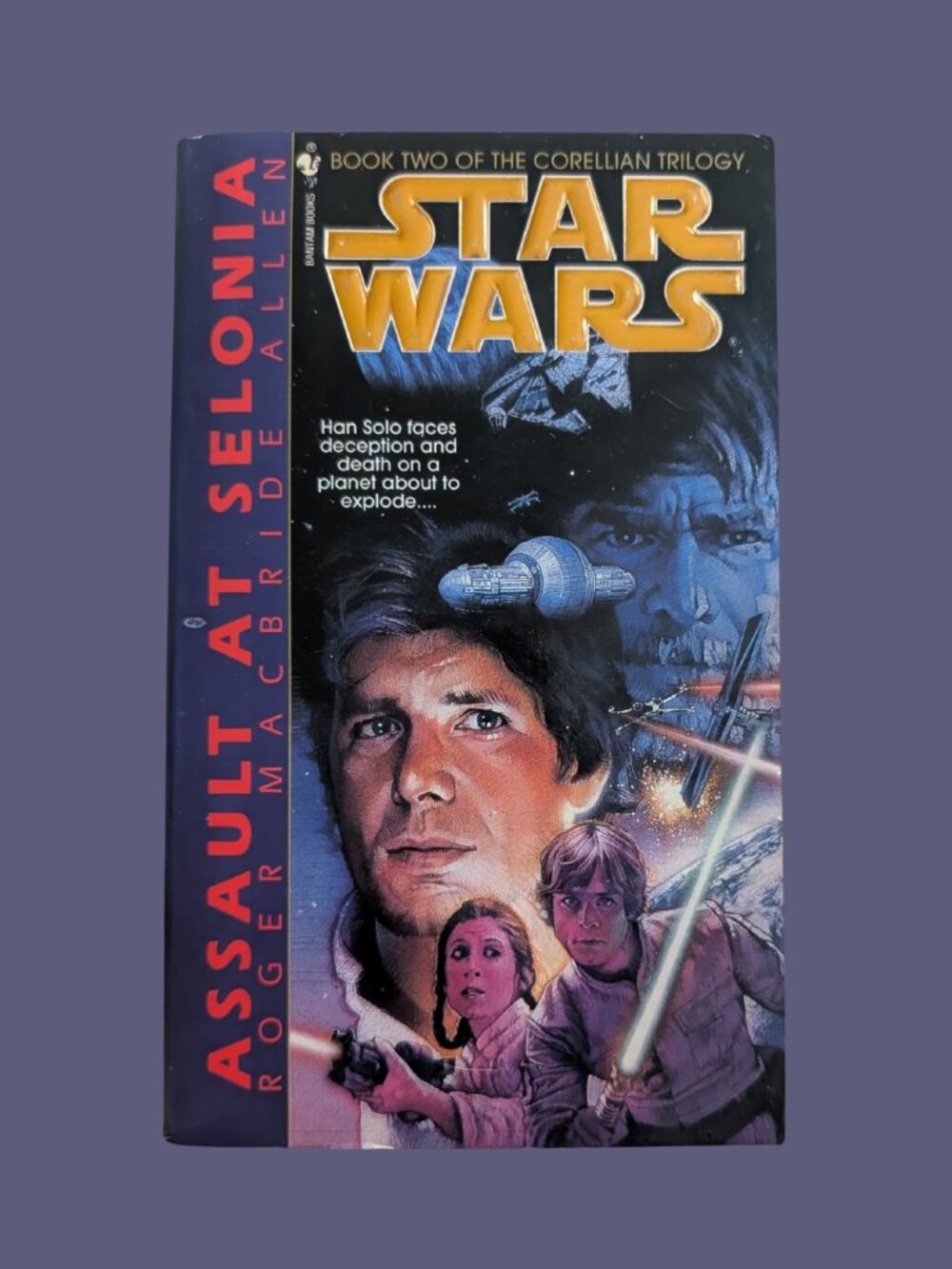 Star Wars: Assault at Selonia (Book 2 Corellian Trilogy) 1995 Paperback
